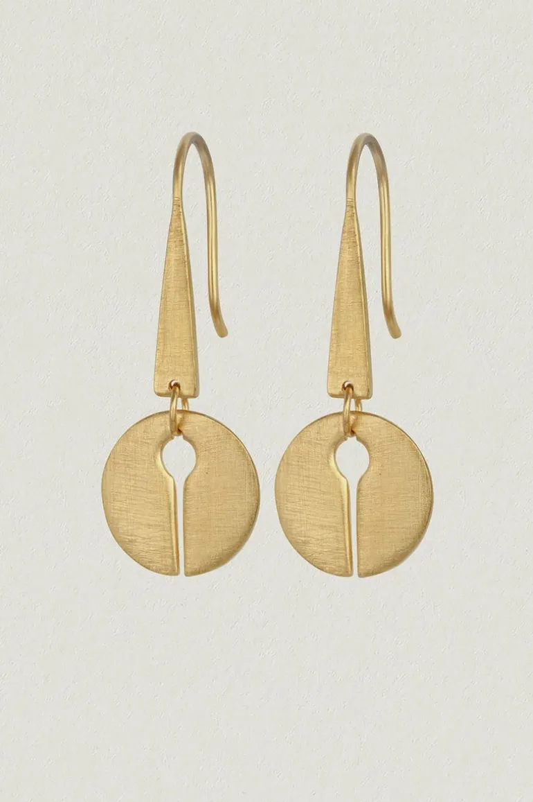 Aegina Earrings Gold Vermeil