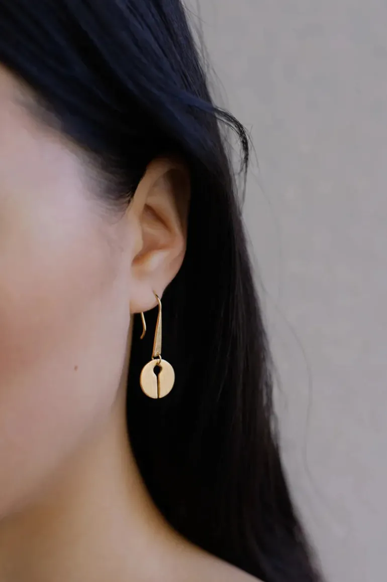 Aegina Earrings Gold Vermeil