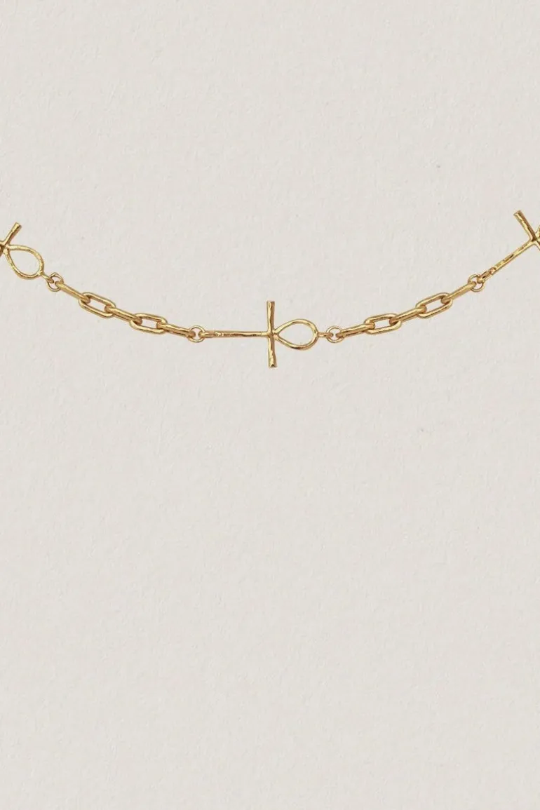 Ankh Necklace Gold