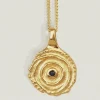 ASTER NECKLACE SPINEL GOLD VERMEIL