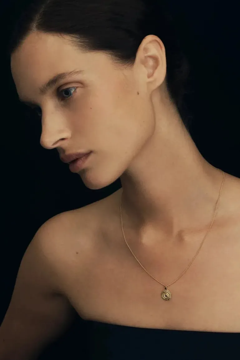 ASTER NECKLACE SPINEL GOLD VERMEIL