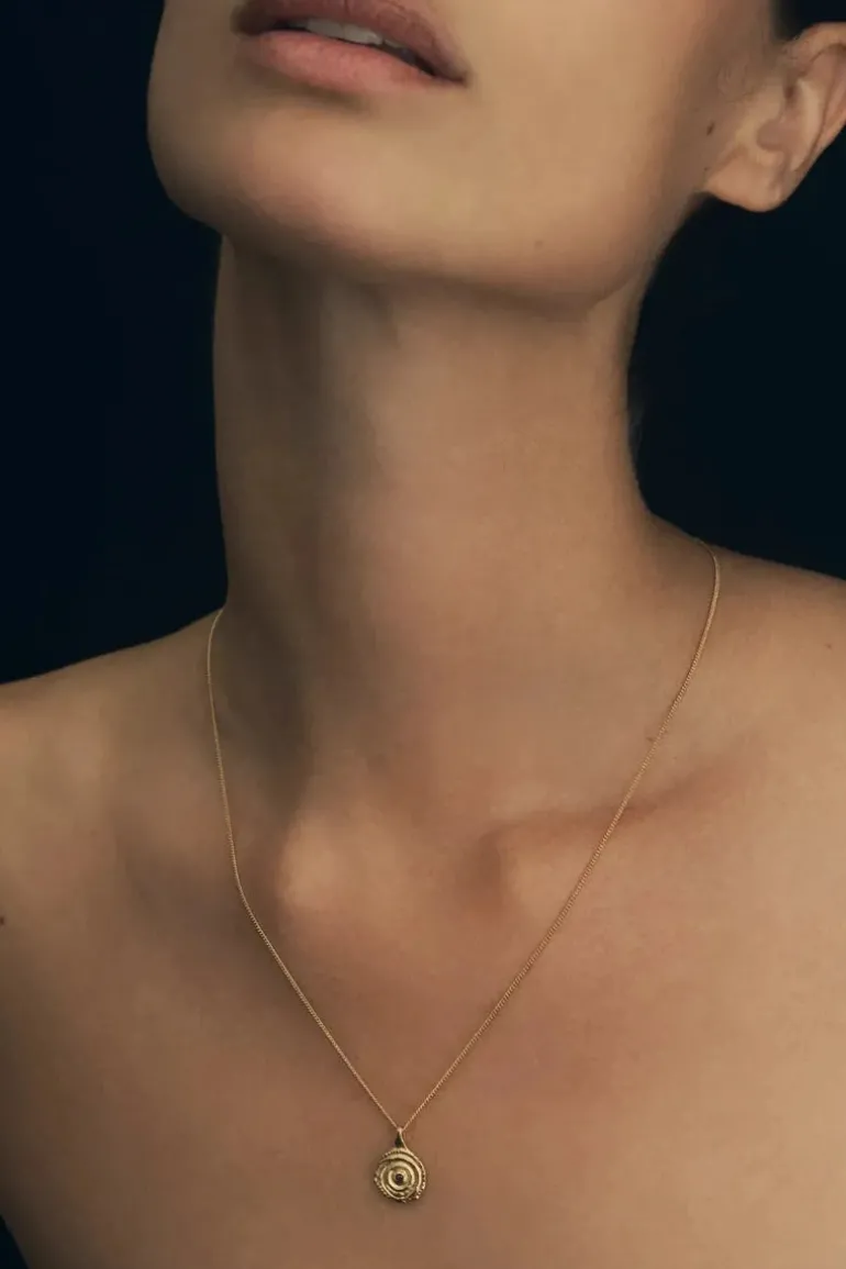 ASTER NECKLACE SPINEL GOLD VERMEIL