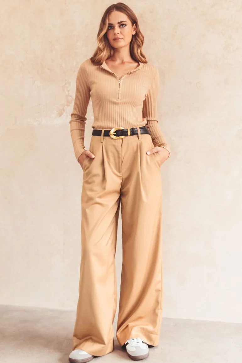 Bailey Zip up Knit Top