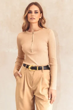 Bailey Zip up Knit Top