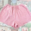 Beverley Hills Pink Gingham Shorts