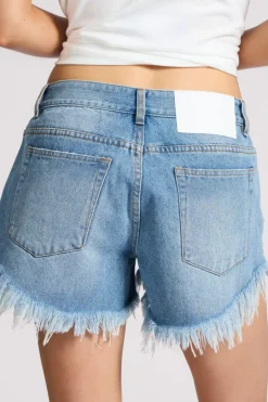 Bonitas Low Waist Denim Shorts - Bolt Blue