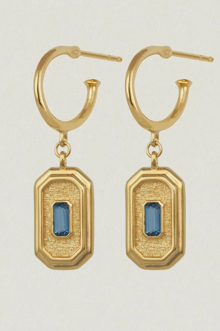 BYZANTINE EARRINGS GOLD VERMEIL