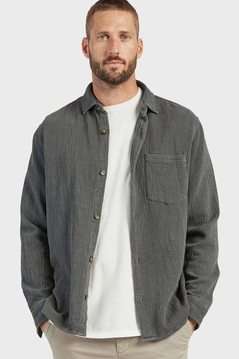 Charter Overshirt Titanium Grey