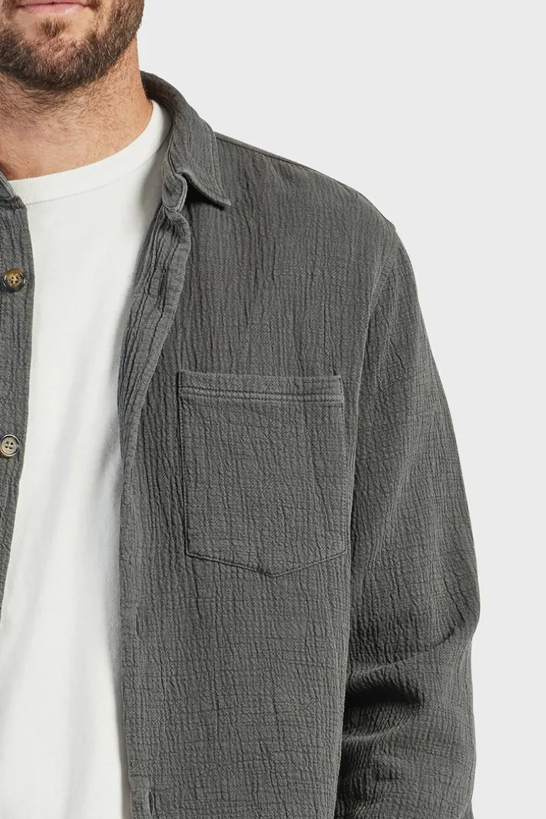 Charter Overshirt Titanium Grey