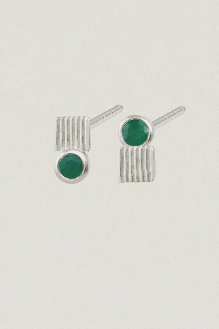 CINDI STUDS SILVER