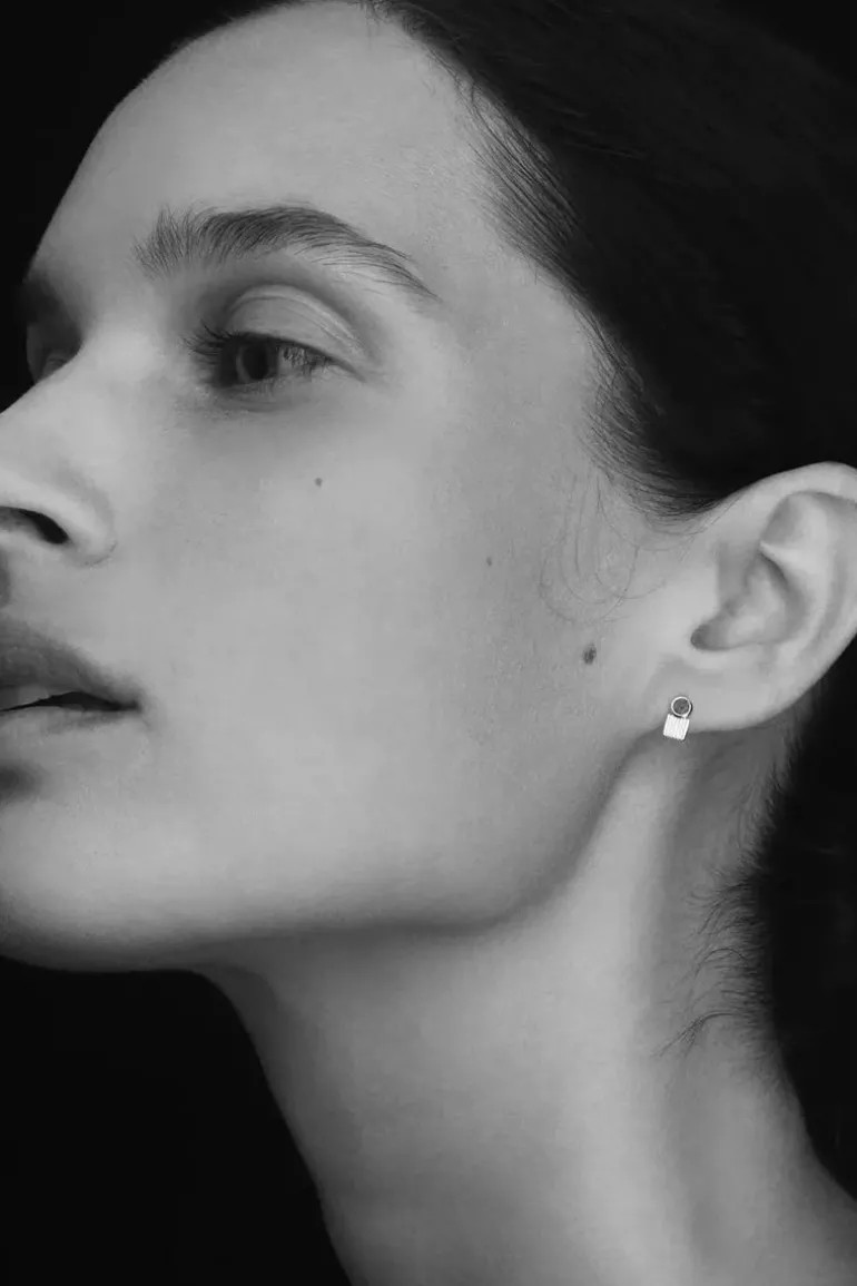 CINDI STUDS SILVER
