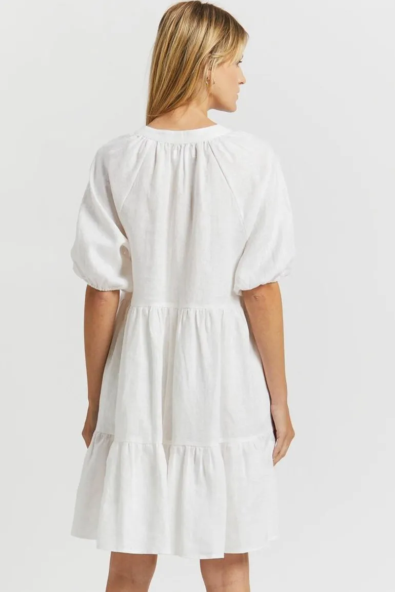 COLLEEN DRESS WHITE