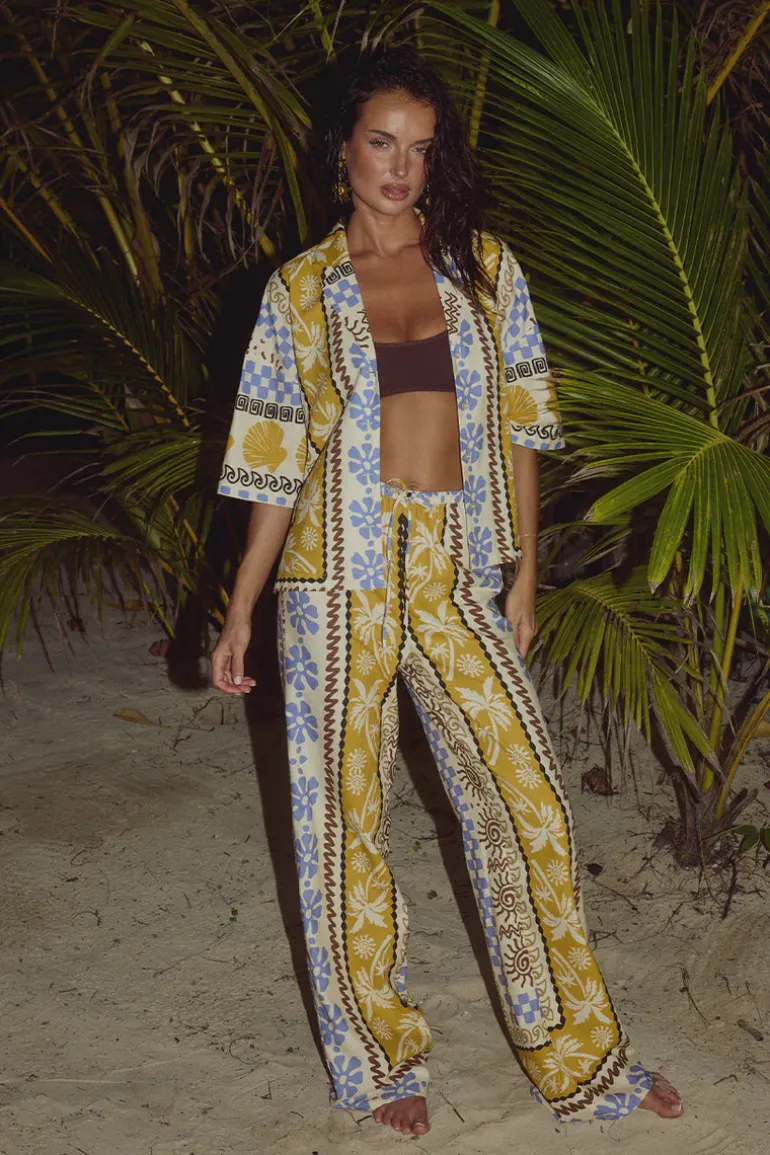 Daze Pant - Vory Print