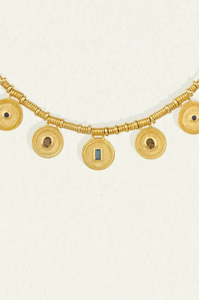 DENARII STATEMENT NECKLACE GOLD