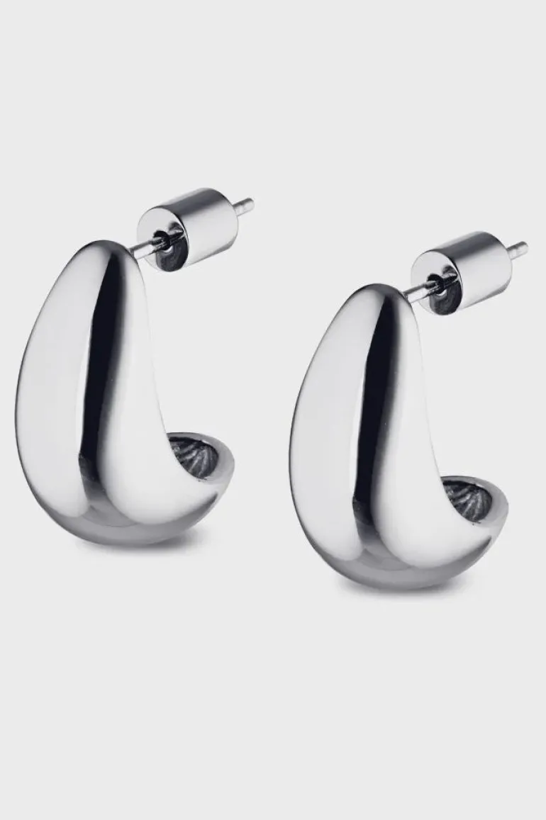 Enna Earrings . Silver