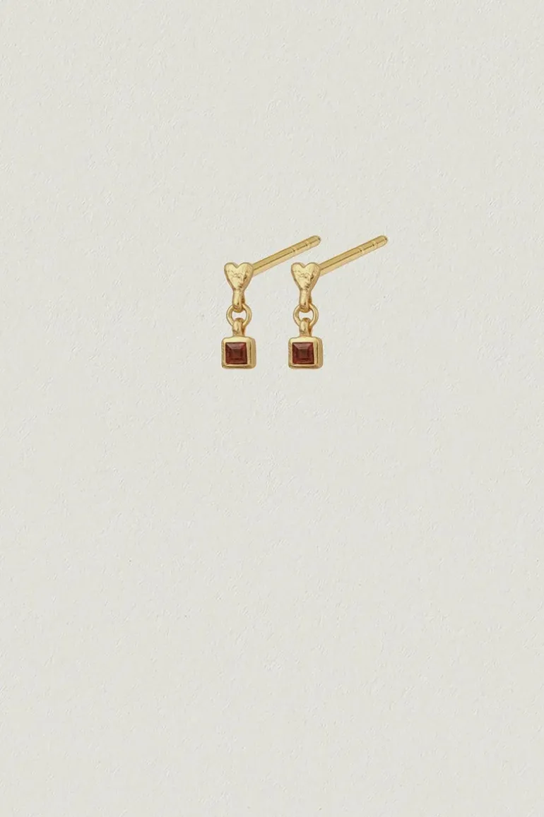 Eros Drop Studs Gold Vermeil