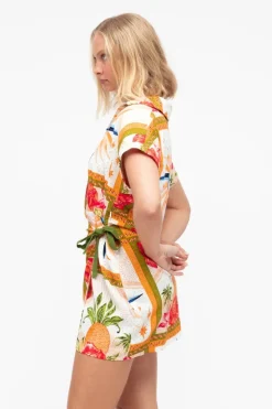 Fins Wrap Skirt Dress