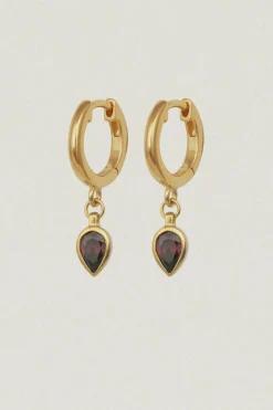 FLAME EARRINGS GOLD VERMEIL