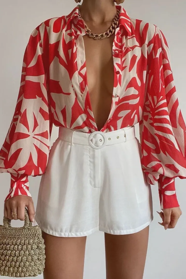 Fleetwood Blouse Matelo Red