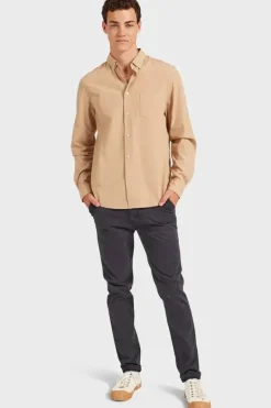 Frank Poplin Shirt Nougat Beige