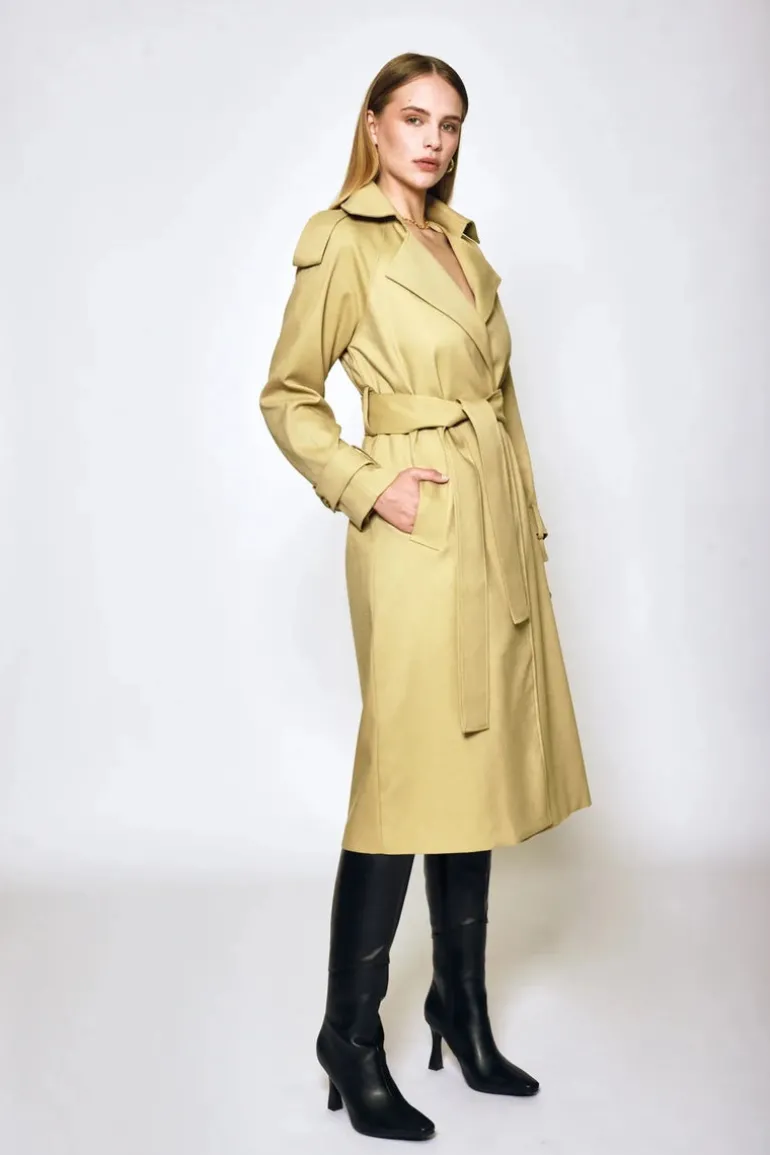 Grace Trench Coat - Khaki