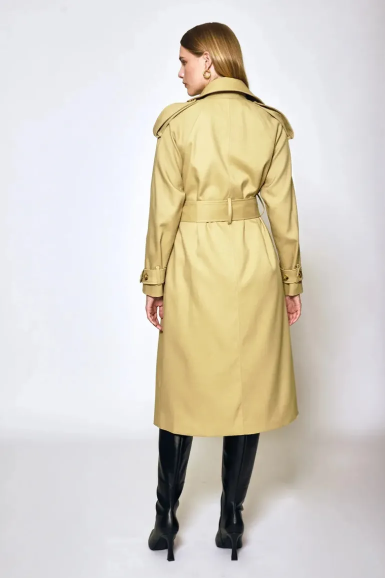 Grace Trench Coat - Khaki