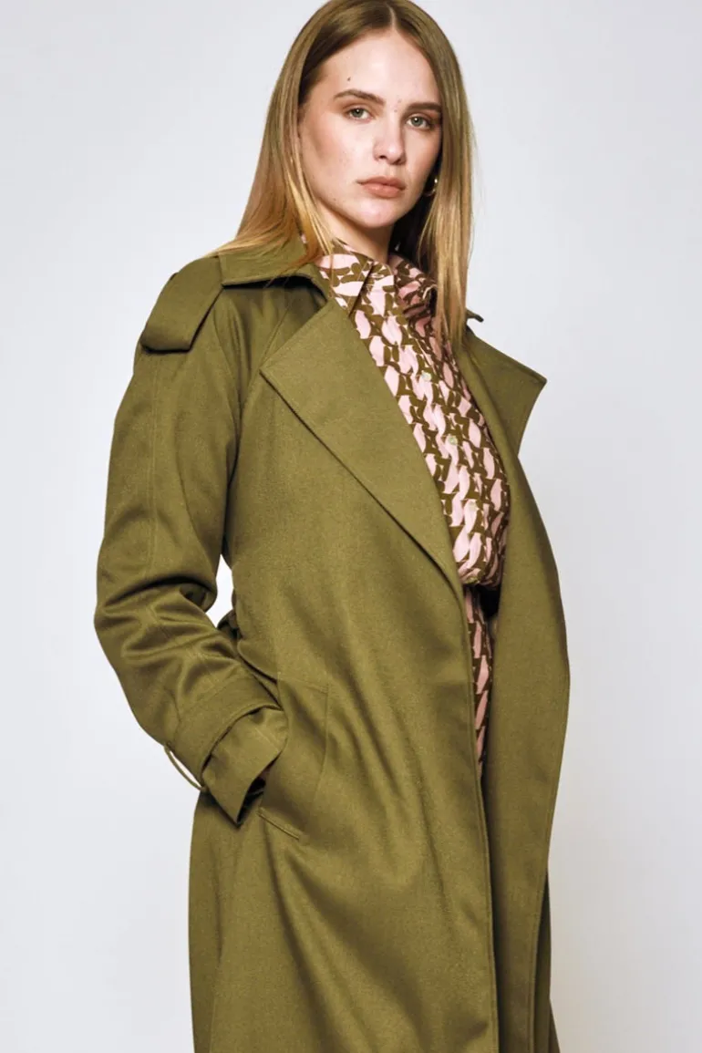 Grace Trench Coat Olive