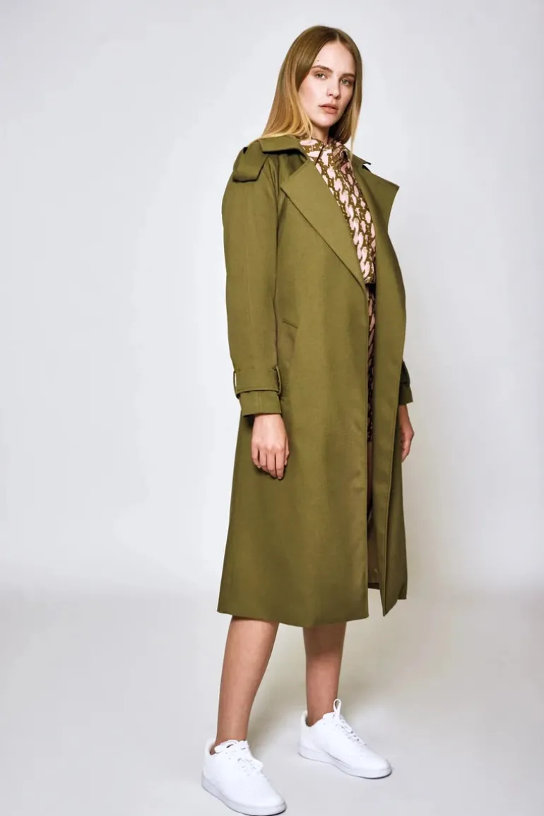 Grace Trench Coat Olive