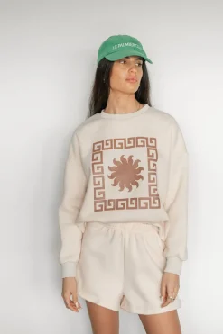 Greek Sun Fleece Short