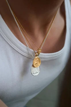 Guardian Angel Necklace Gold Vermeil