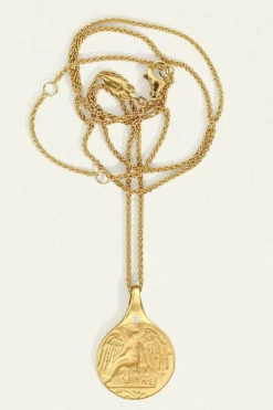 Guardian Angel Necklace Gold Vermeil