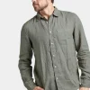 Hampton Linen L/S Shirt Olive