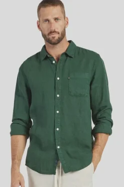 Hampton L/S Shirt Sherwood Green