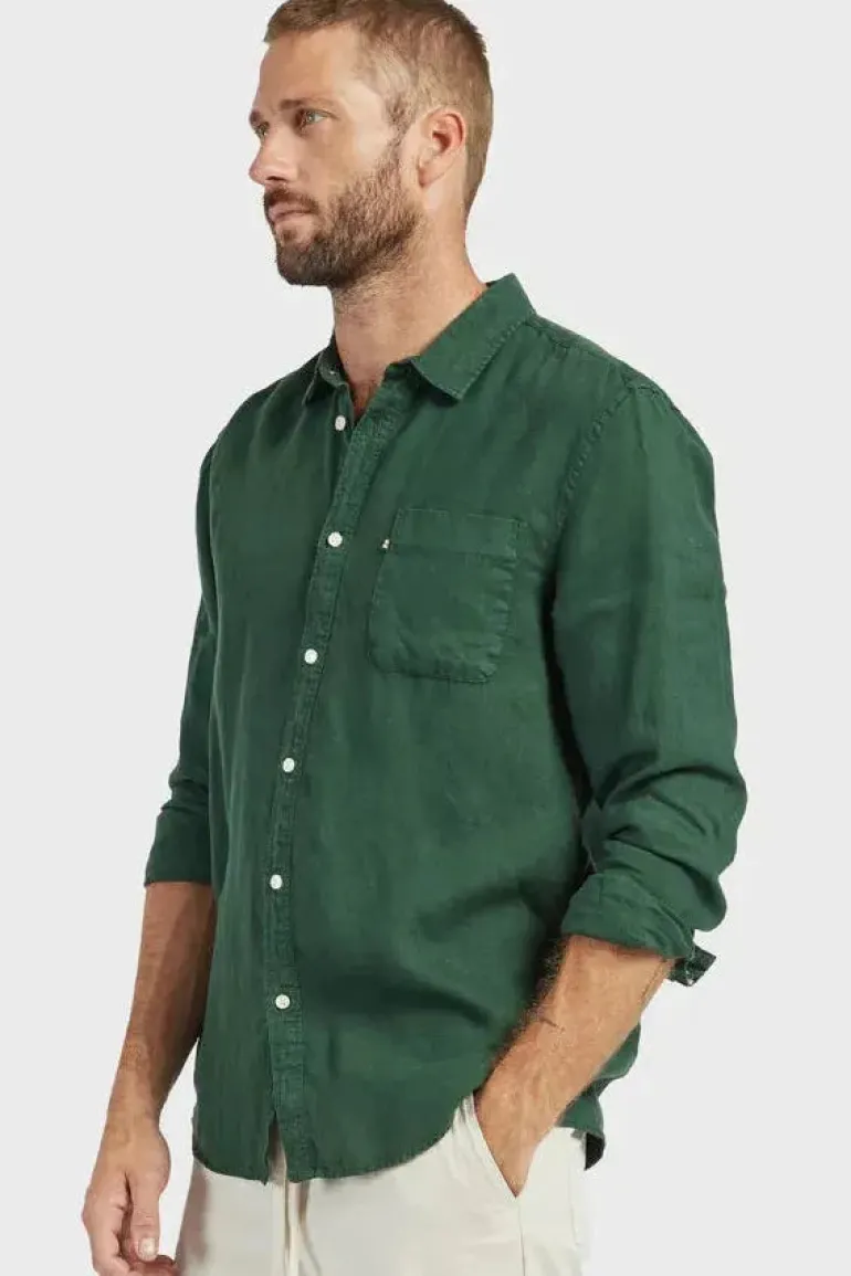 Hampton L/S Shirt Sherwood Green