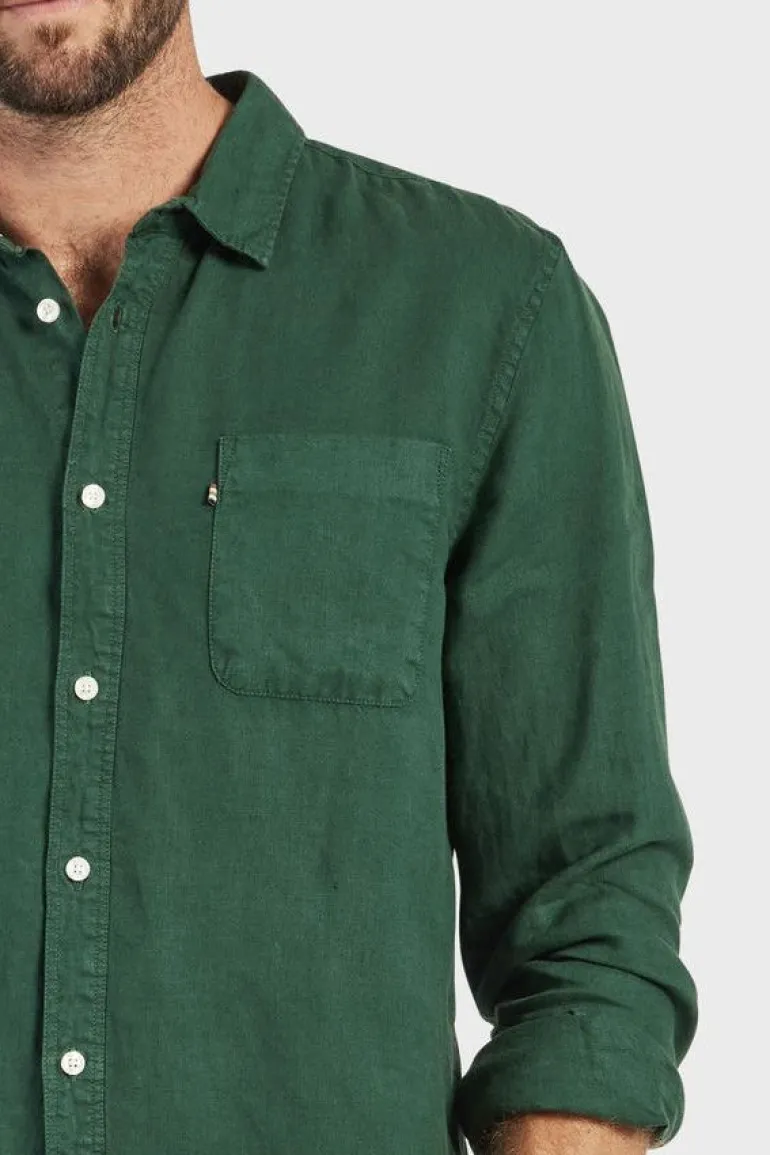 Hampton L/S Shirt Sherwood Green