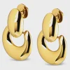 HATTIE EARRINGS GOLD .