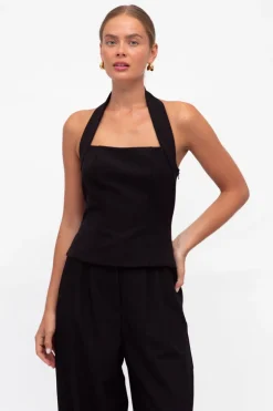 Hazel Halter Bustier Top