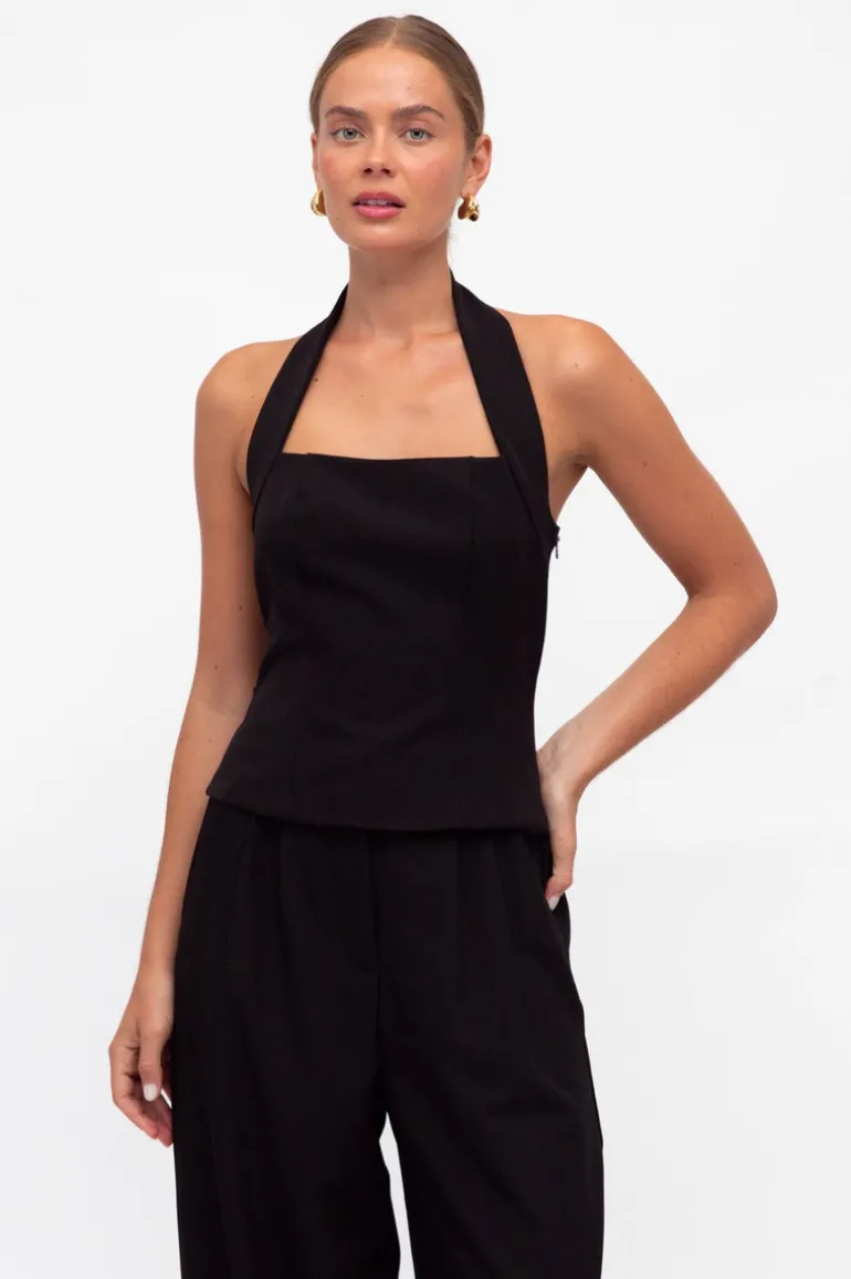 Hazel Halter Bustier Top