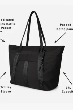 Jasper Large Tote - Black