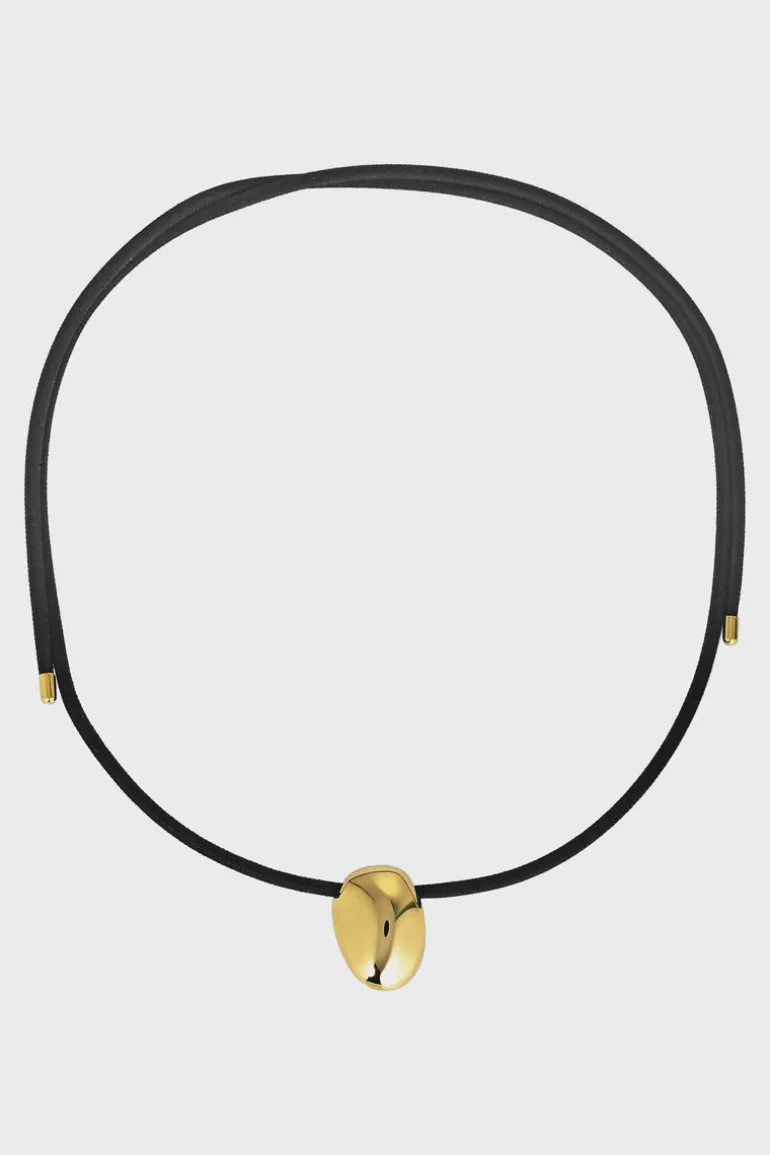 Jean Necklace. Gold .