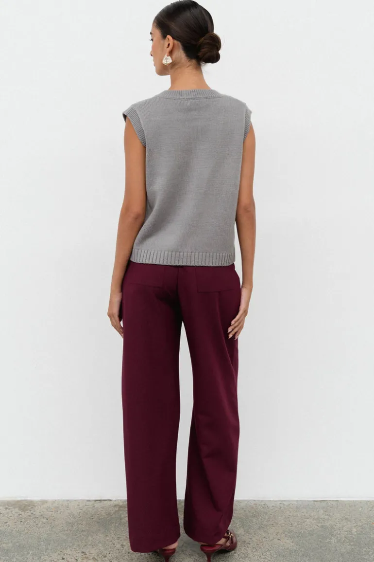Kasey Button Knit Vest