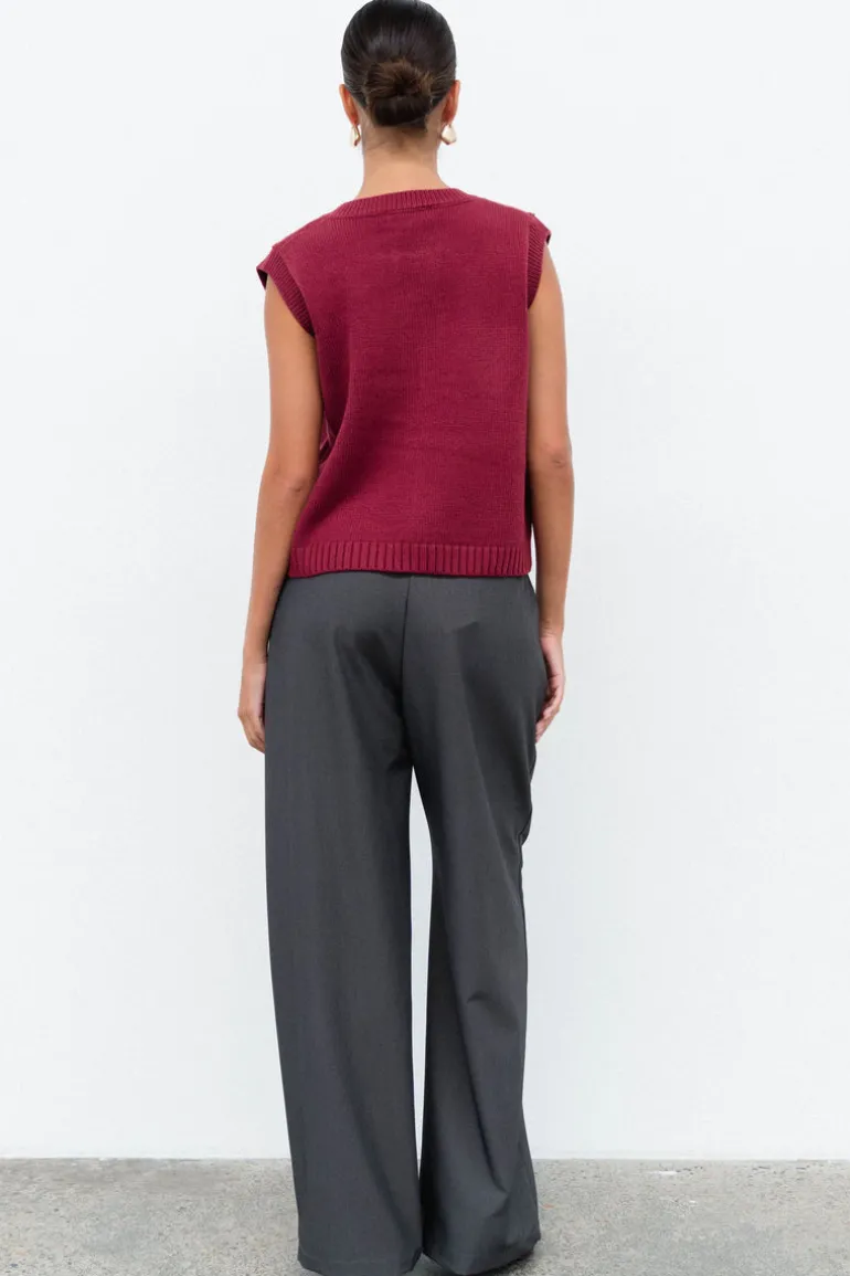Kasey Button Knit Vest