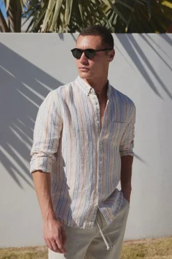 La Jolla Linen Shirt Multi