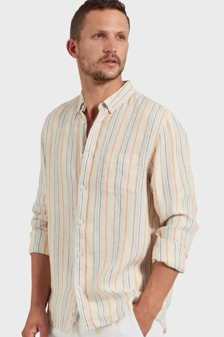 La Jolla Linen Shirt Multi