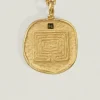 Labyrinth Necklace Gold Vermeil
