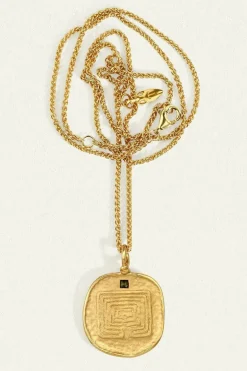 Labyrinth Necklace Gold Vermeil