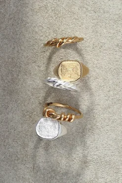 Labyrinth Ring Gold Vermeil