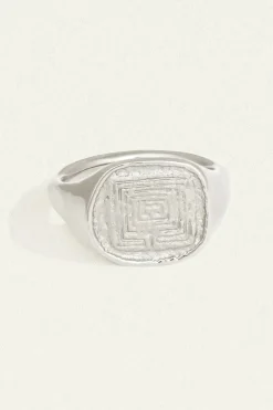 Labyrinth Ring Sterling Silver