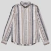 Lassen Linen Shirt Blue/Natural