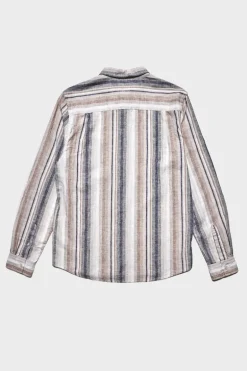 Lassen Linen Shirt Blue/Natural